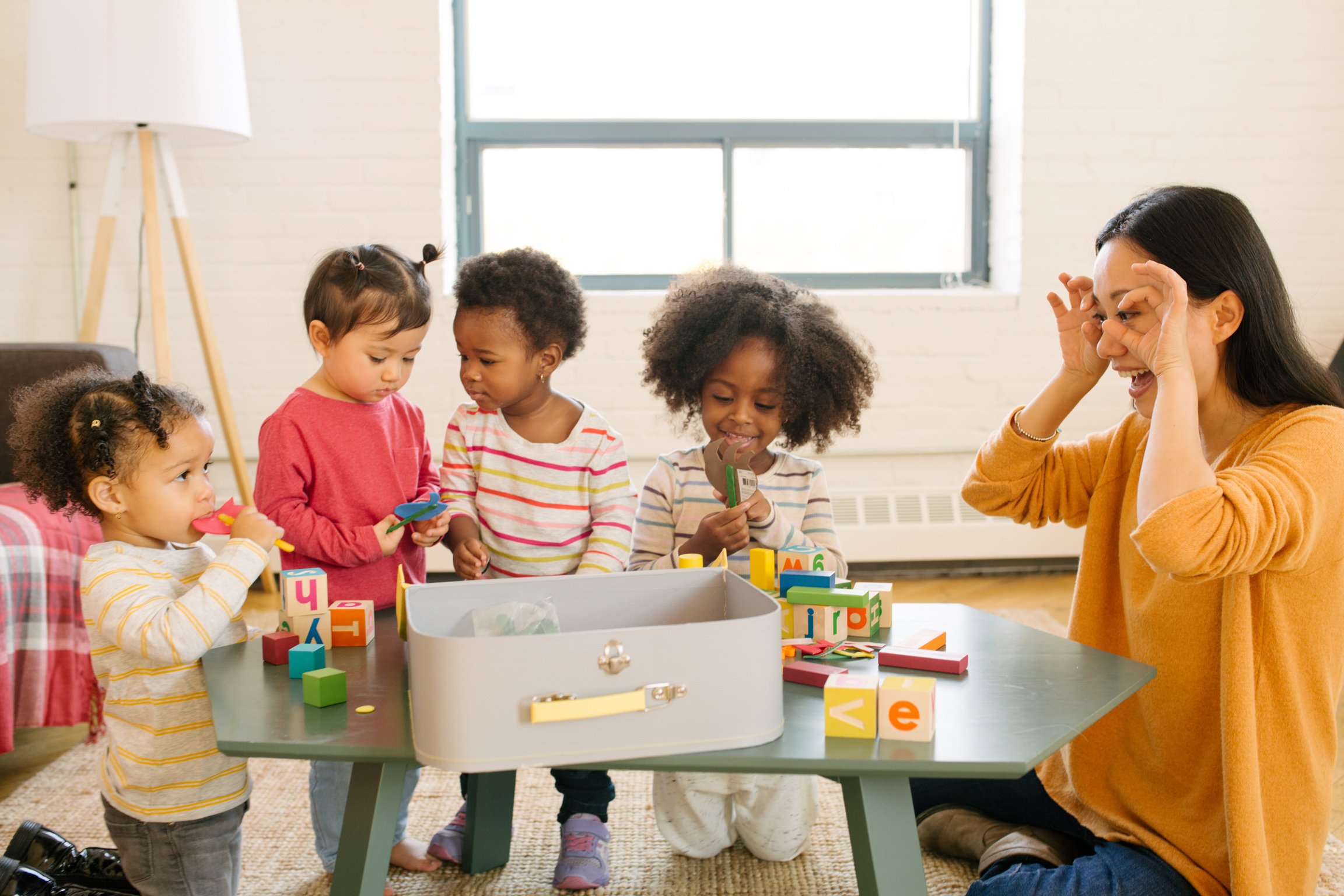 Daycare and dancing time for toddlers